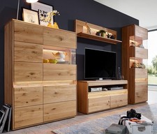 Wohnwand anbauwand eiche gebraucht kaufen  Eltmann