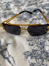Black gold sunglasses for sale  UK