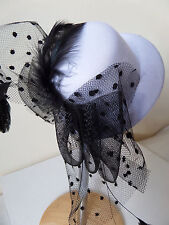 White mini hat for sale  DARLINGTON
