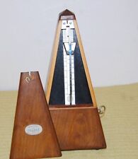 COMME NEUF.ANCIEN METRONOME MÉCANIQUE EN BOIS MAELZEL PAQUET.FONCTIONNE segunda mano  Embacar hacia Mexico