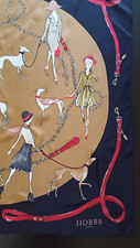 Hobbs silk headscarf for sale  SANDY