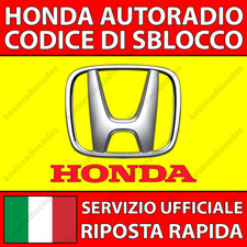 Honda radio codice usato  Roma