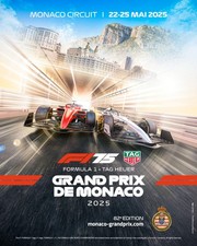 Cartaz impresso Formula 1 Grand Prix De Monaco 2025 - 8" x 12" comprar usado  Enviando para Brazil