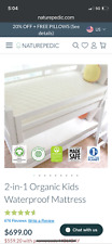 Naturepedic organic twin for sale  Jackson Heights