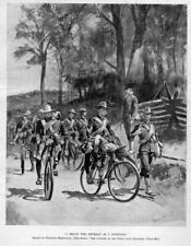 BICICLETA ANTIGA FREDERIC REMINGTON PRIMEIRO CICLO INFANTARIA, usado comprar usado  Enviando para Brazil