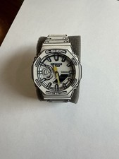 Relógio branco autêntico Casio G-Shock GA2100MNG 7ajr comprar usado  Enviando para Brazil