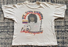 Camiseta Vintage Italia 90 El Loco Higuita XL Columbia Futebol Rap Futbol Anos 90 comprar usado  Enviando para Brazil