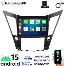 Rádio estéreo veicular 4+64G Android 15 Carplay GPS para Hyundai Sonata 2010-2015 comprar usado  Enviando para Brazil