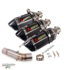 Tubo de enlace medio sin cordones para sistema de escape Suzuki GSX-S 750 GSR750 silenciadores de 370 mm segunda mano  Embacar hacia Mexico