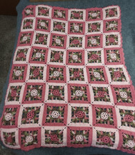 Granny square afghan for sale  Lone Jack