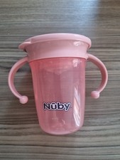 Nuby beaker pink for sale  LLANELLI
