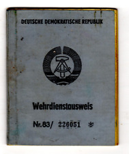 Nva ddr wehrdienstausweis gebraucht kaufen  Schwerin