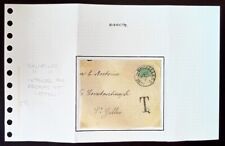 Bélgica #J1 bisect 1870 postagem devida 10c BISECT em 1891 capa não paga frontal comprar usado  Enviando para Brazil