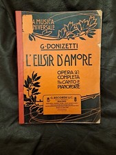 Spartito donizetti elisir usato  Rivoli