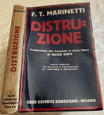 Marinetti f.t. distruzione. usato  Italia