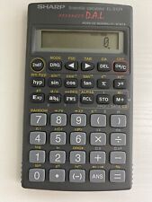Calculadora Científica Sharp EL-510R, Portátil, Avançada D.A.L., Testada/Funcionando comprar usado  Enviando para Brazil
