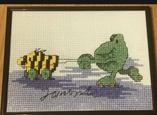 Stickbild frosch tigerente gebraucht kaufen  Winsen