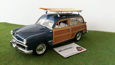 FORD WOODY STATION WAGON 1949 bleu au 1/18 MOTOR CITY CLASSICS voiture miniature comprar usado  Enviando para Brazil