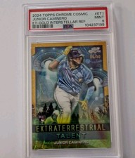 2024 Topps Chrome Cosmic Extraterrestrial Talent Gold Junior Caminero RC/50 comprar usado  Enviando para Brazil