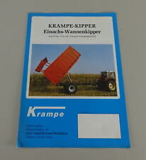 Prospekt broschüre krampe gebraucht kaufen  Jever