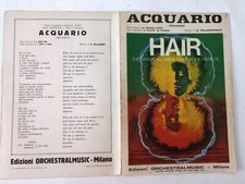 Spartito musicale hair usato  Caserta