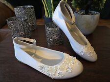 Girls white beaded for sale  BARKING