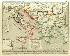 Carta geografica storica usato Carta geografica storica usato  Latina