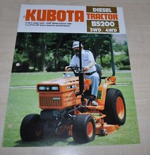 Używany, Kubota B5200 2WD 4WD Diesel Tractor Japońska broszura Broszura Broszura na sprzedaż  PL
