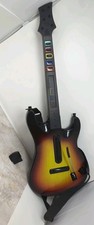 Guitar Hero Sunburst PS2 guitarra com dongle e alça octano vermelho não testado  comprar usado  Enviando para Brazil