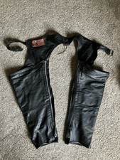 Men black leather for sale  Millville