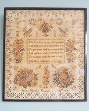 Antique victorian sampler for sale  SUTTON