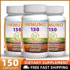 1-3PACK IMMUNO 150 THE ULTIMATE MULTI VITAMINA, REFORÇO IMUNOLÓGICO, Expira em 2027, 150-CAP comprar usado  Enviando para Brazil