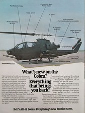3/1980 PUB BELL HELICOPTER TEXTRON BELL AH-1S COBRA ATTACK HELICOPTER AD comprar usado 3/1980 PUB BELL HELICOPTER TEXTRON BELL AH-1S COBRA ATTACK HELICOPTER AD comprar usado  Enviando para Brazil