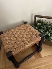 Vintage rattan stool for sale  MAIDSTONE