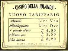 Targa latta insegna usato  Valva
