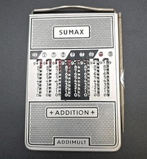 Calculadora de máquina de adição e substração vintage Addimult Sumax, usado comprar usado  Enviando para Brazil