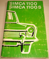 Simca 1100 1100 for sale  MINEHEAD