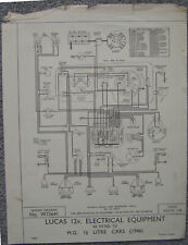Original lucas wiring for sale  BATLEY