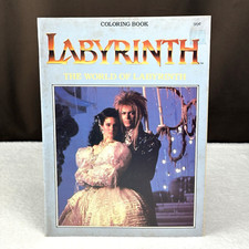RARO! Antigo 1986 O Mundo do Labirinto Livro de Colorir David Bowie Filme Marvel Anos 80 comprar usado  Enviando para Brazil