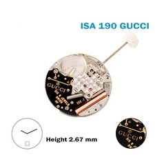 ISA 190 "Substituição 959.001" SWISS🇨🇭 Fabricado, disco de data preto a 6, 2 mãos comprar usado  Enviando para Brazil