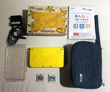 Novo Nintendo 3DS XL Pikachu Yellow Edition EUA Perfeito estado com dois jogos comprar usado  Enviando para Brazil