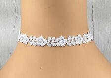 White guipure lace for sale  POOLE