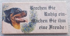 Rottweiler hund fliese gebraucht kaufen  Nörvenich