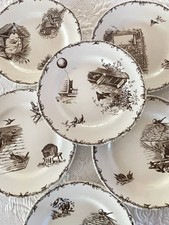 Assiettes plates terre d'occasion  Nogent-sur-Marne