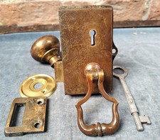 Brass rim lock for sale  HIGHBRIDGE