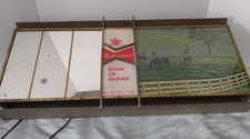 Vintage budweiser lighted for sale  Laddonia