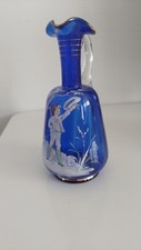 Carafe verre emaille d'occasion  Saint-Brevin-les-Pins