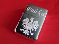 Isqueiro gravado em águia Polônia/Polska com caixa de presente - GRAVURA GRÁTIS comprar usado  Enviando para Brazil