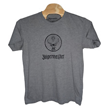 Camiseta Jagermeister Adulto Talla XL Gris Manga Corta Ciervo Cruz Alcohol Licor, usado segunda mano  Embacar hacia Argentina