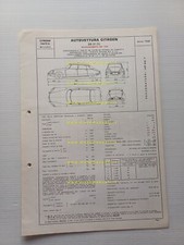 Citroen 1968 scheda usato  Vimodrone